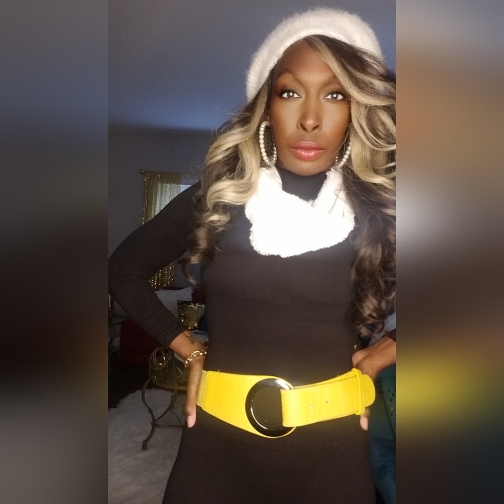 Yellow Fashion Belt